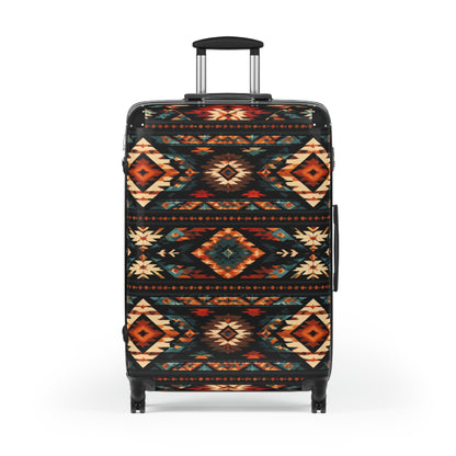 Southwest Aztec Pattern Carry-On Suitcase — Tribal Travel Luggage