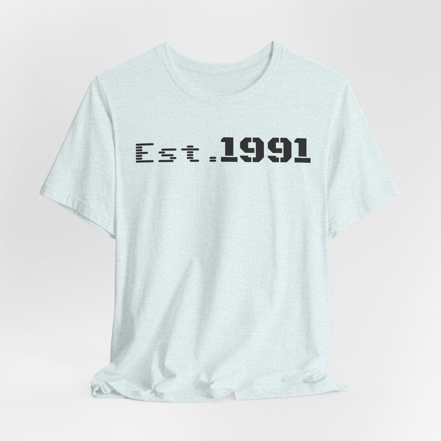 Unisex Vintage Est. 1991 Tee - Perfect Gift for Birthdays, Anniversaries, Throwback Fashion, Casual Wear, Milestone Celebrations