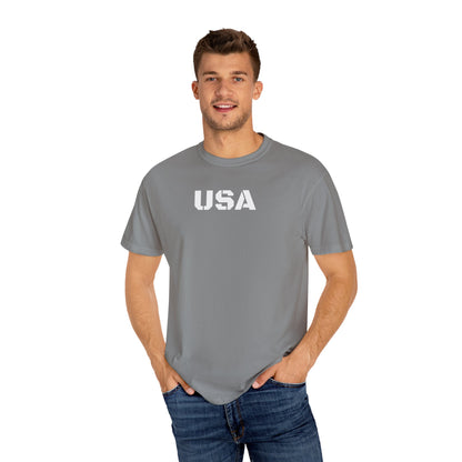 USA Vintage Unisex T-Shirt, Soft Cotton Tee, Casual Wear, Gifts for Her & Him, Summer Essentials, Independence Day Apparel - TRV