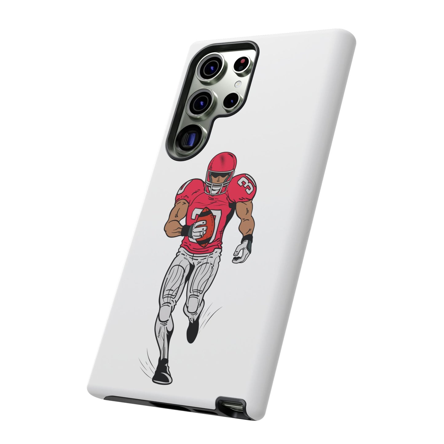Football Player Tough Case, Sports Phone Cover, Athlete Gift, Tough Phone Case, Fall Sports, Football Lover's Accessory - TRV