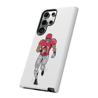 Football Player Tough Case, Sports Phone Cover, Athlete Gift, Tough Phone Case, Fall Sports, Football Lover's Accessory - TRV
