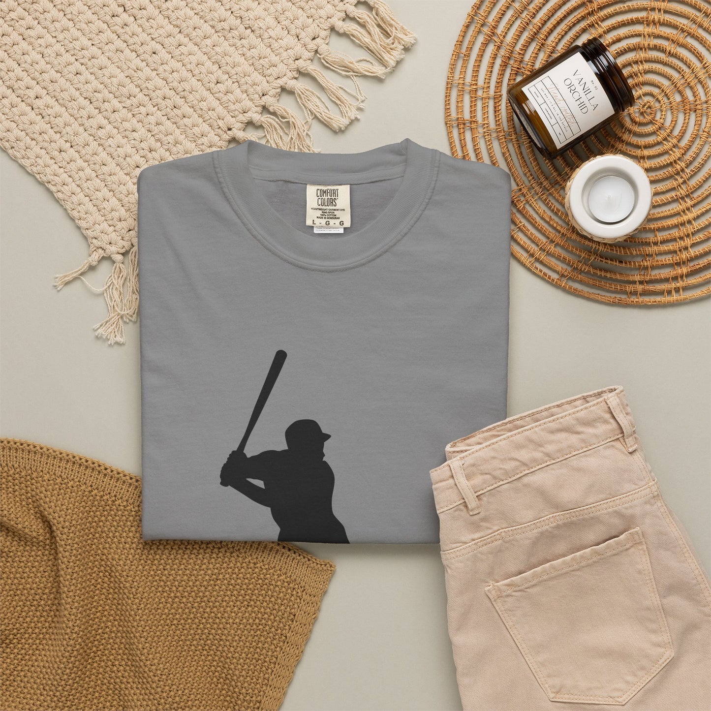 Unisex Baseball Silhouette Tee, Casual Wear, Sports Fan Apparel, Gift for Athletes, Summer Outing Outfit, Soft Cotton Shirt