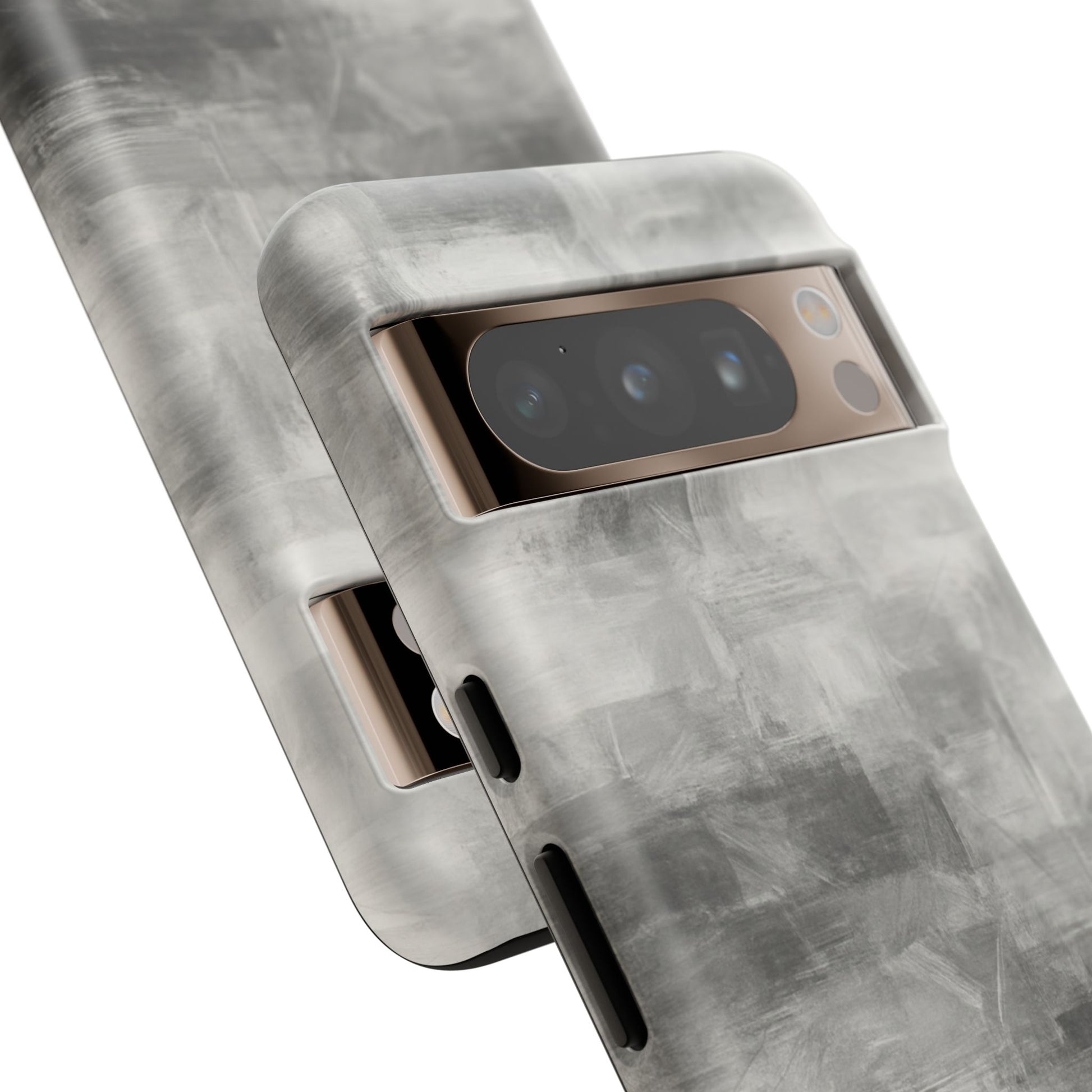 Stylish Phone Case for Tough Protection, Marble Grey Design, Customizable Gift for Her, Unisex Mobile Accessory, Birthday Present, [...] - TRV