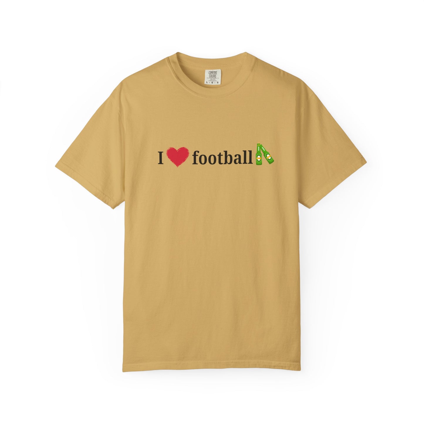 Unisex Football Love Tee - Casual Cotton T-Shirt, Gift for Sports Fans, Comfortable Daily Wear, Perfect for Game Days, Fun Summer Outfits - TRV