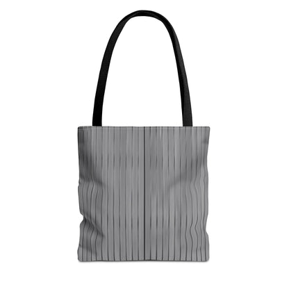 Stylish Gray Striped Tote Bag for Everyday Use - TRV