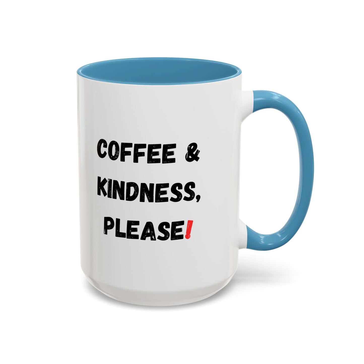 Coffee & Kindness Mug - Inspirational Coffee Cup, Gift for Friends, Office Decor, Encouragement, Morning Motivation