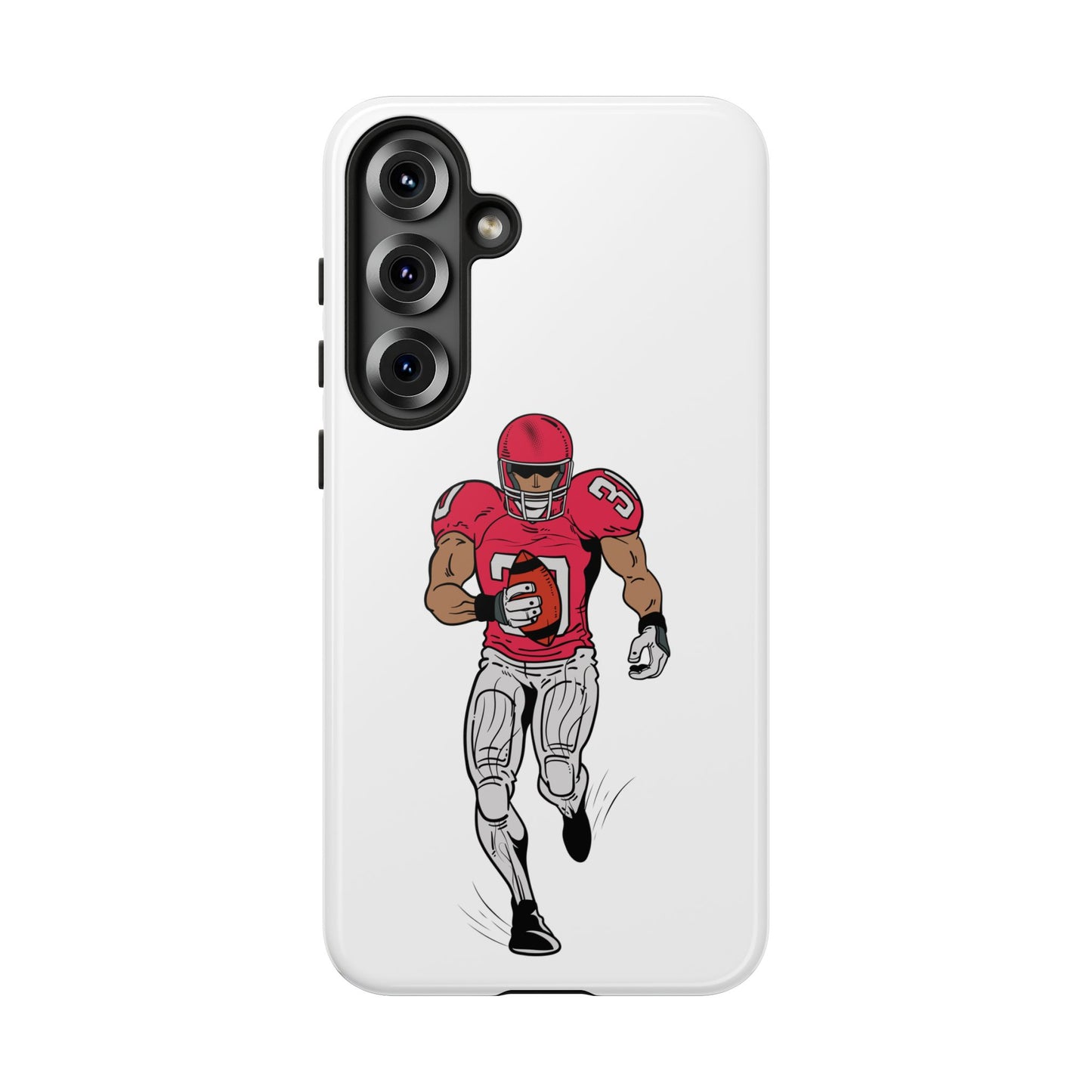 Football Player Tough Case, Sports Phone Cover, Athlete Gift, Tough Phone Case, Fall Sports, Football Lover's Accessory - TRV