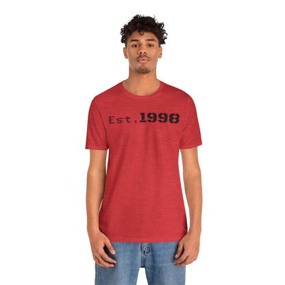 Vintage Est. 1998 Tee - Retro Unisex Shirt for Birthdays, Gifts, Everyday Wear, Casual Style, Nostalgia - TRV