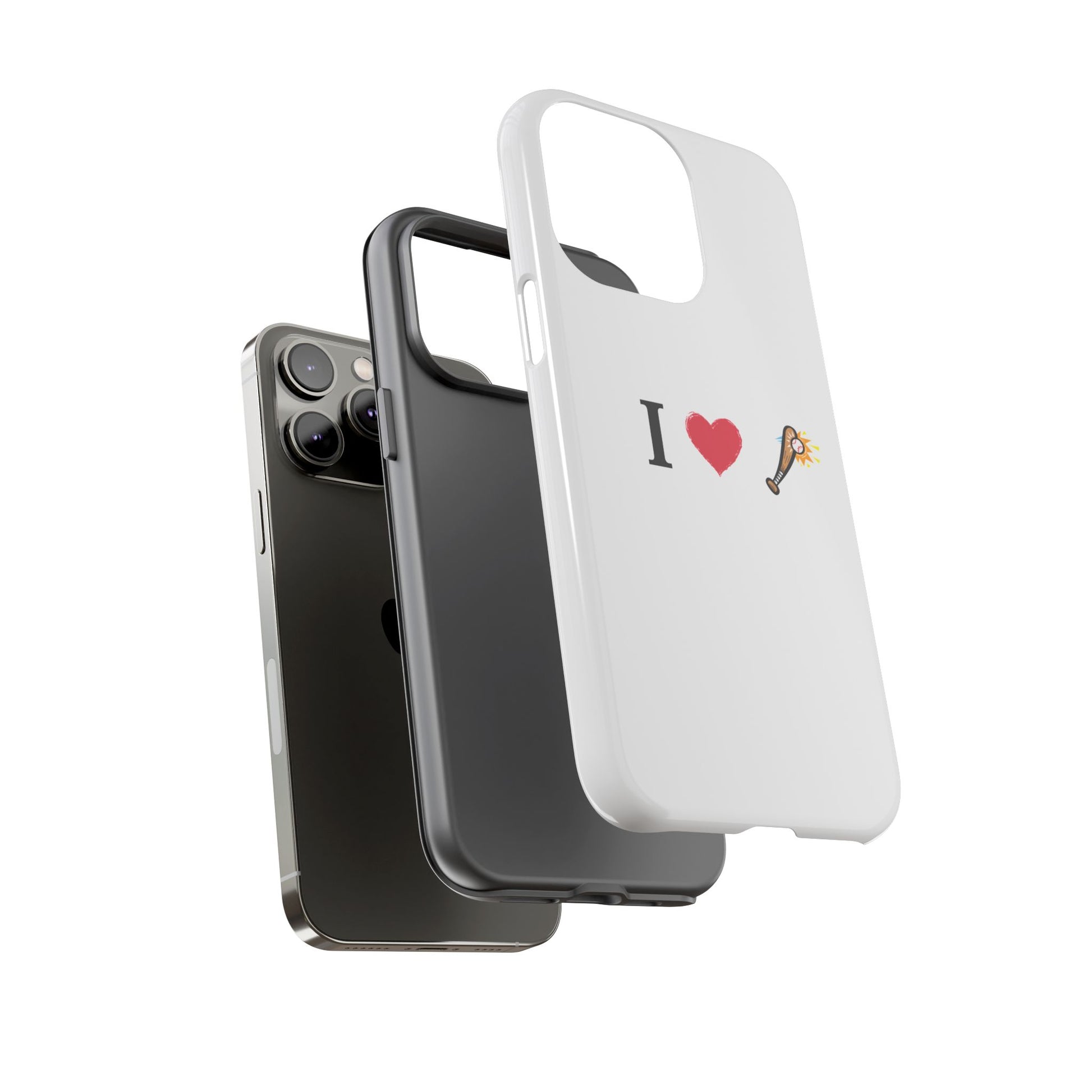 I Love Baseball Vibe Phone Case - Tough Cases for Sports Lovers, Gifts for Athletes, Fun Accessories, iPhone and Android Compatible - TRV