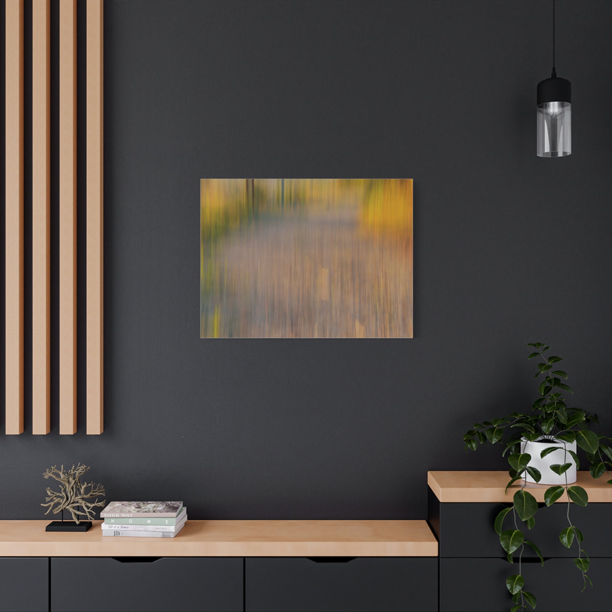 Abstract Landscape Canvas Art - 1.25" Stretched Wall Decor - TRV