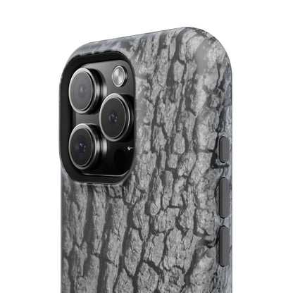 Bark Texture Magnetic Impact Phone Case