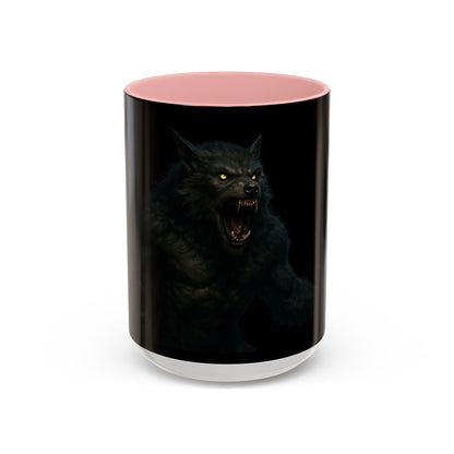 Howling Werewolf Coffee Mug - Perfect Gift for Horror Lovers, Wolf Enthusiasts, Halloween Decor, Unique Drinkware, Gothic Homeware - TRV