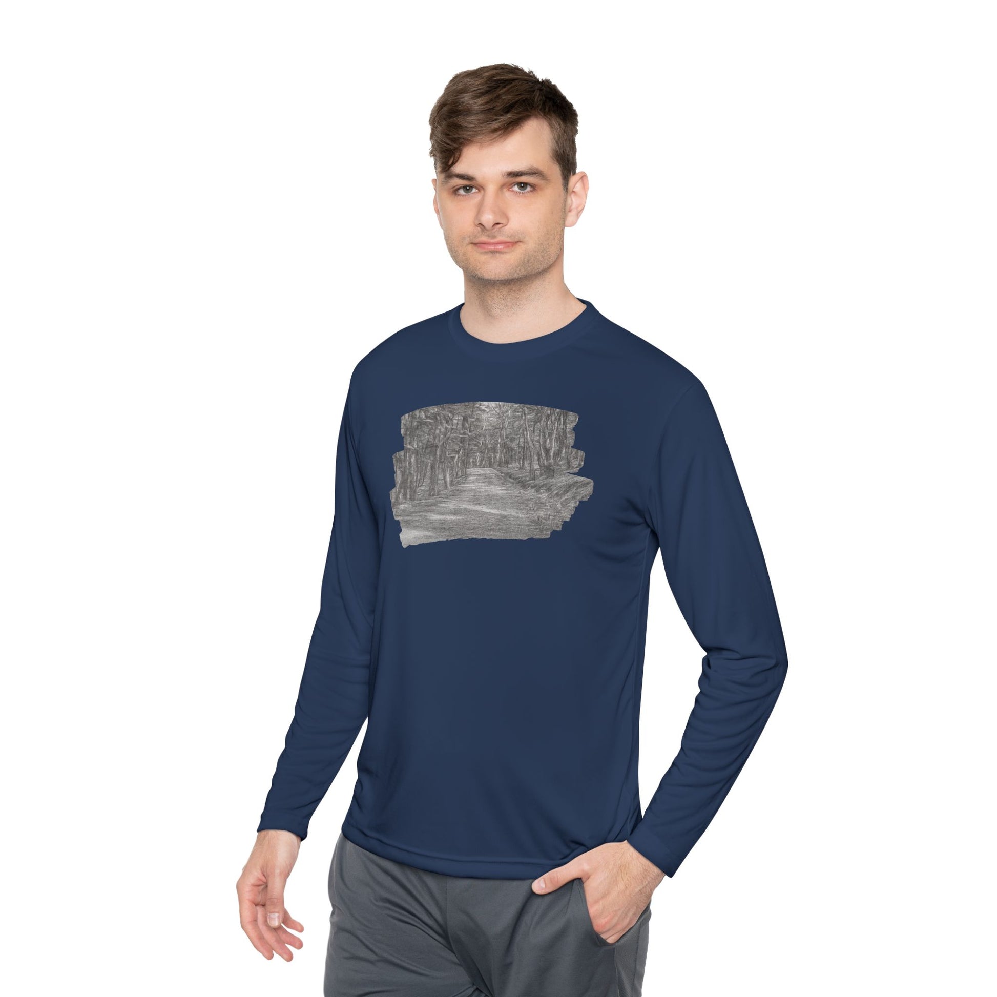 Unisex Long Sleeve Tee - Nature Inspired Design, Comfortable Graphic Shirt for Outdoor Lovers, Casual Wear, Gift for Nature [...] - TRV