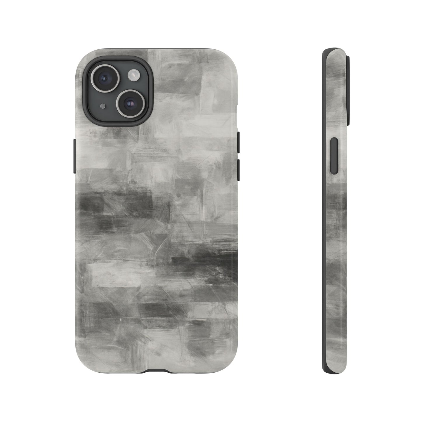 Stylish Phone Case for Tough Protection, Marble Grey Design, Customizable Gift for Her, Unisex Mobile Accessory, Birthday Present, [...] - TRV