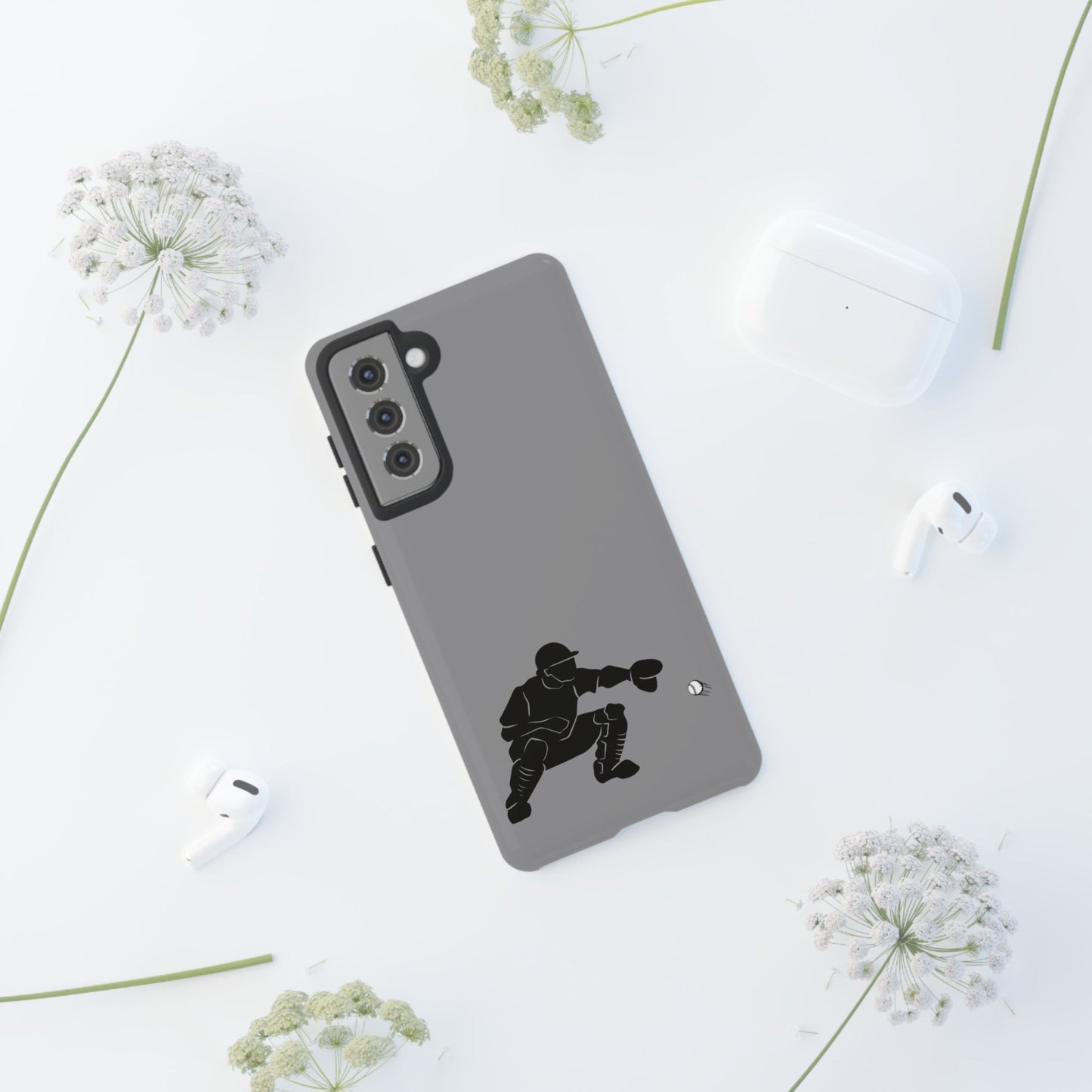 Baseball Catcher Phone Case - Tough Cases, Sports Phone Cover, Great for Athletes, Perfect Gift for Baseball Lovers, Unique Cell Phone Design - TRV