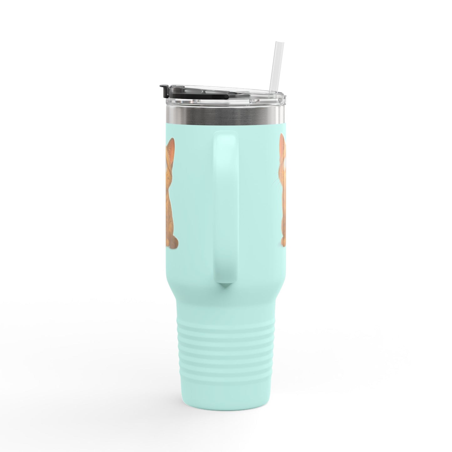 Cute Cat Insulated Travel Mug, 40oz - Perfect for Pet Lovers, Gifts for Cat Owners, Travel Accessories, Cute Drinkware, Animal Lovers - TRV