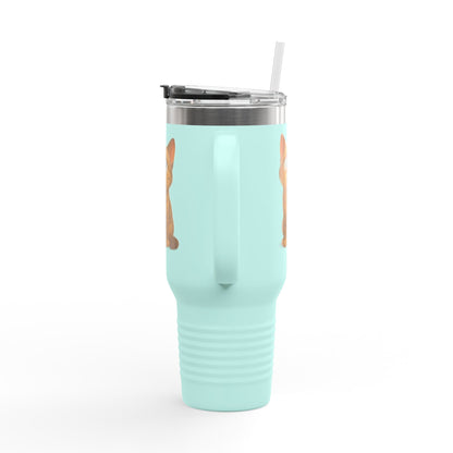 Cute Cat Insulated Travel Mug, 40oz - Perfect for Pet Lovers, Gifts for Cat Owners, Travel Accessories, Cute Drinkware, Animal Lovers - TRV