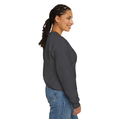 Printify vampire portrait crewneck sweatshirt featuring a detailed vampire design on soft, comfortable cotton fabric.