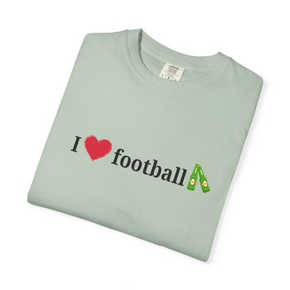 Unisex Football Love Tee - Casual Cotton T-Shirt, Gift for Sports Fans, Comfortable Daily Wear, Perfect for Game Days, Fun Summer Outfits - TRV