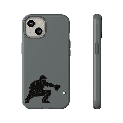 Baseball Catcher Phone Case, Sports Phone Accessory, Tough Cases, Gift for Athletes, Sports Fan Merchandise, Unique Design - TRV