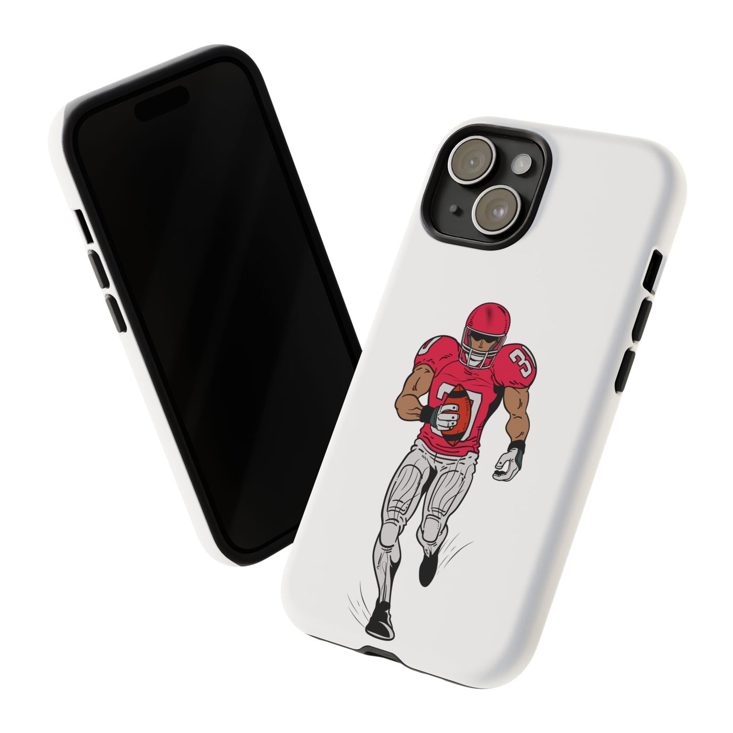 Football Player Tough Case, Sports Phone Cover, Athlete Gift, Tough Phone Case, Fall Sports, Football Lover's Accessory - TRV