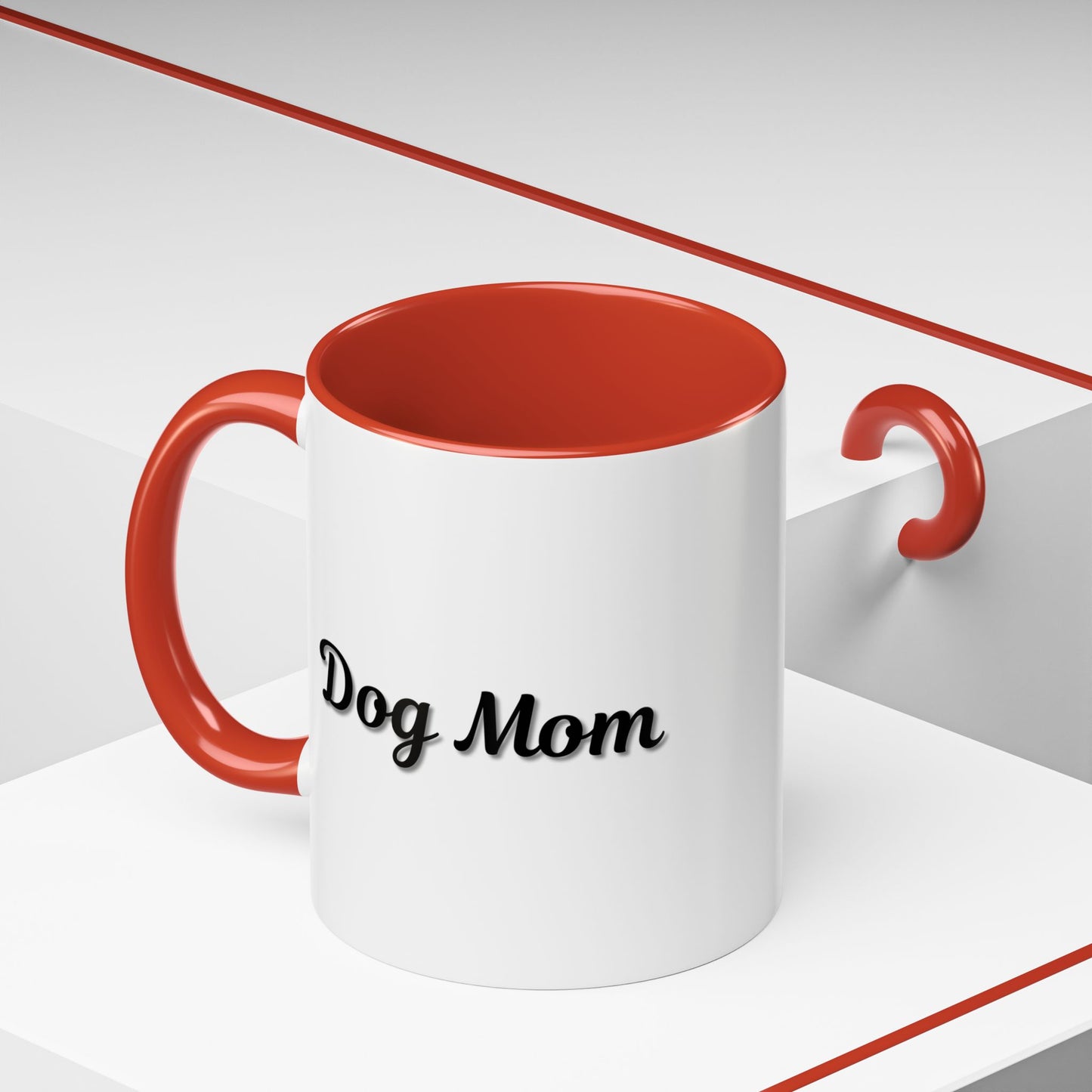 Dog Mom Accent Coffee Mug - Perfect Gift for Pet Lovers