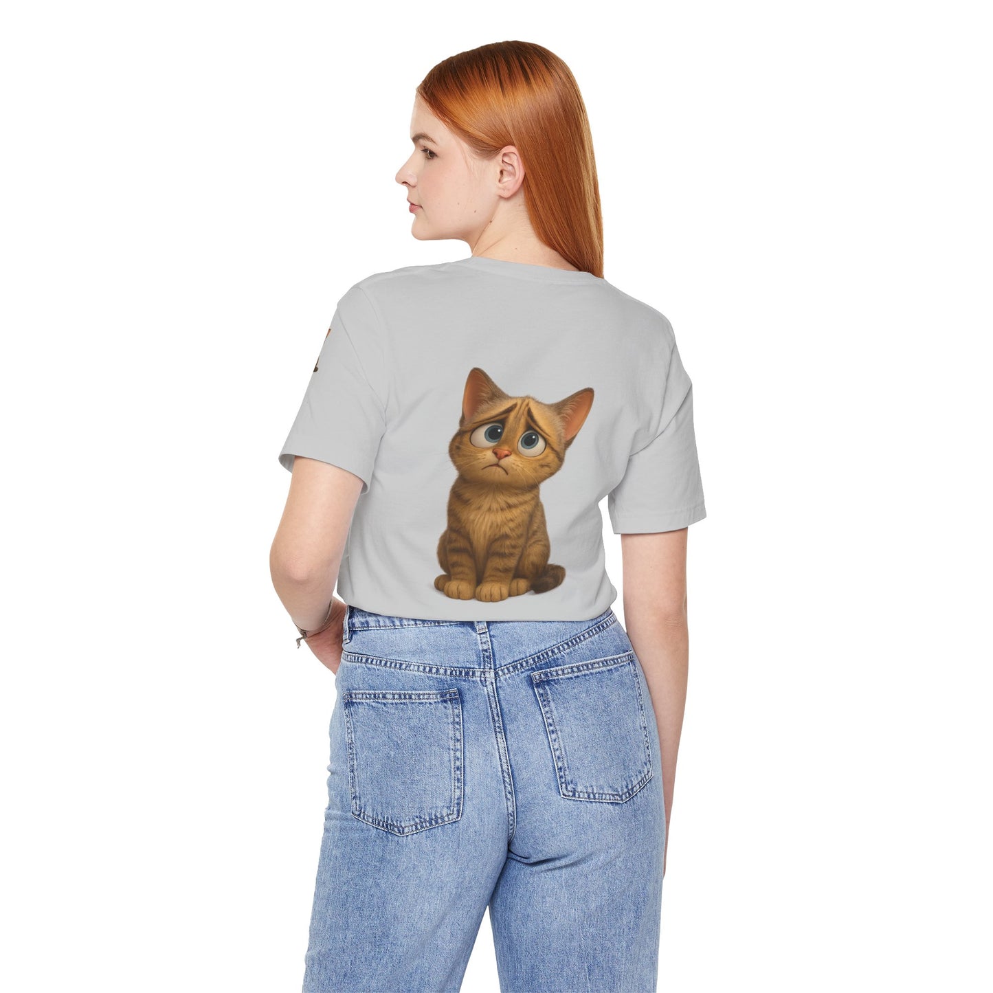 Adorable Cat Graphic Tee, Cute Pet Lover Shirt, Animal Lover Gift, Funny Cat Apparel, Birthday, Christmas, Everyday Use - TRV