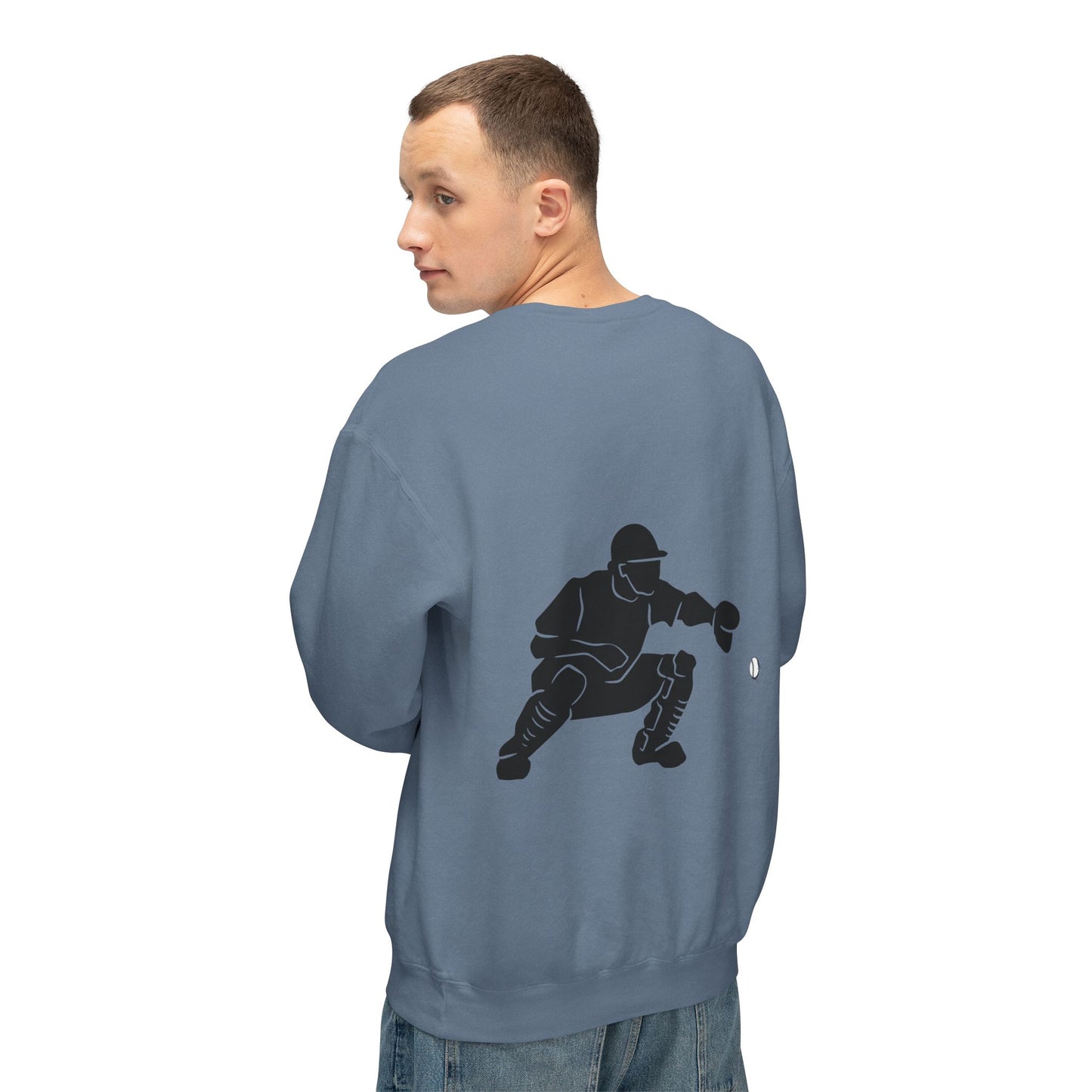 Baseball Catcher Unisex Sports Crewneck Sweatshirt - Perfect for Athletes & Casual Wear, Great for Game Days, Birthdays, Apparel for Fans