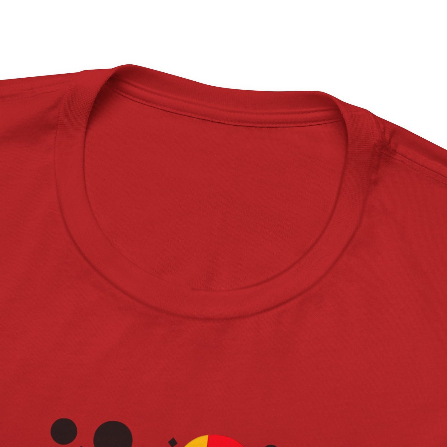 Artistic Heart Unisex Jersey Tee - Vibrant Graphic Tee, Casual Wear, Gift for Art Lovers, Birthday Surprise, Everyday Comfort - TRV