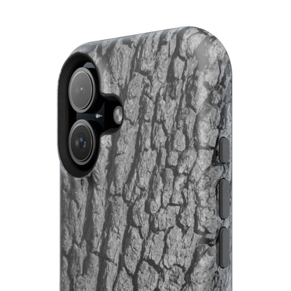Bark Texture Magnetic Impact Phone Case