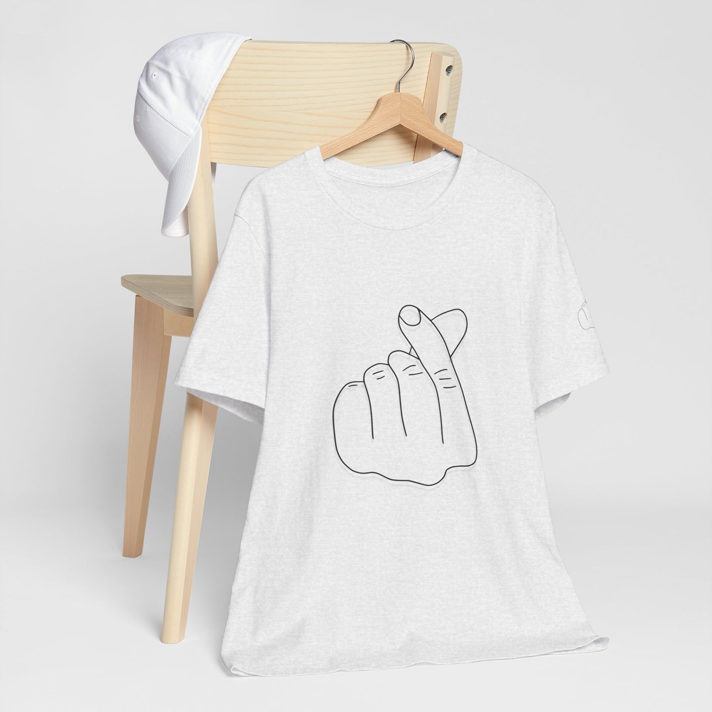 Minimalist Hand Sign Unisex Tee | Casual Everyday Wear | Perfect for Gift Givers