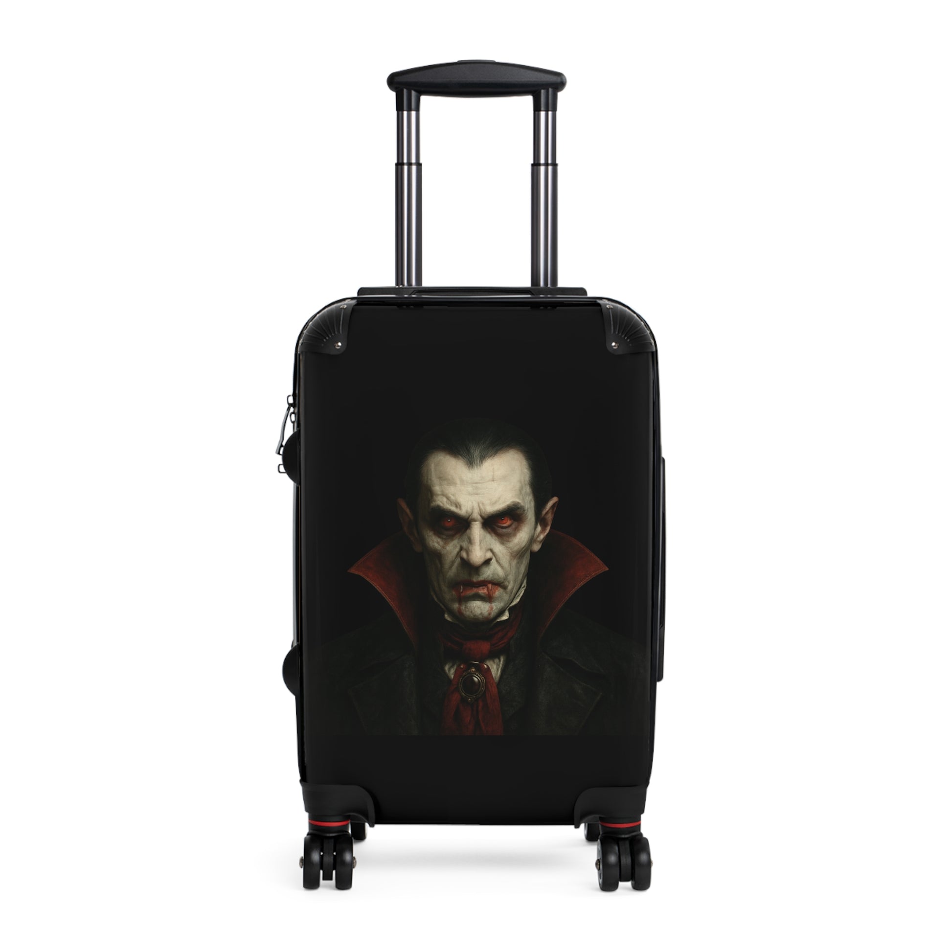 Spooky Vampire Luggage, Halloween Travel Bag, Dracula Suitcase, Gothic Carry-On, Horror Trip Gear - TRV