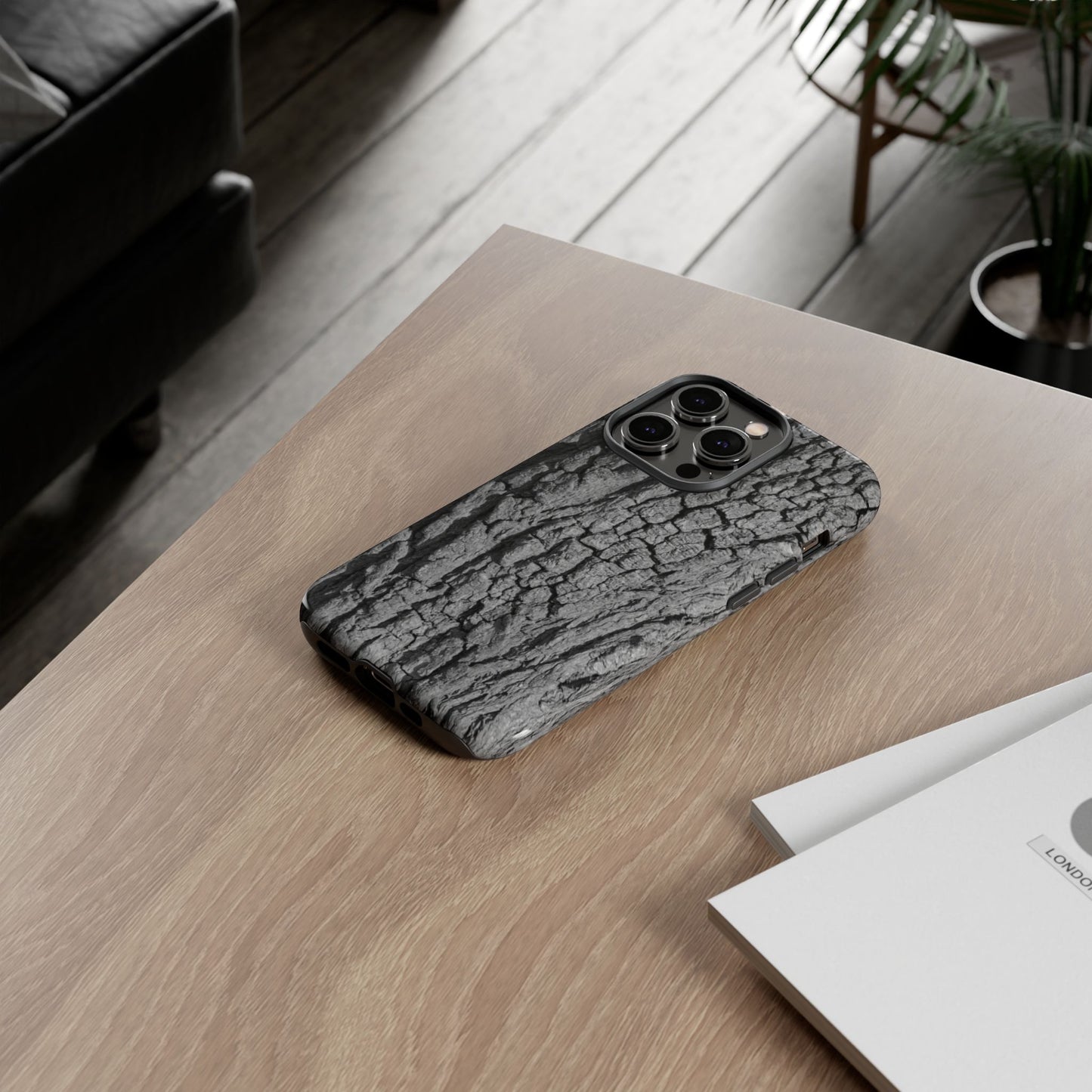 Rustic Bark Phone Case - Tough and Durable Protection - TRV
