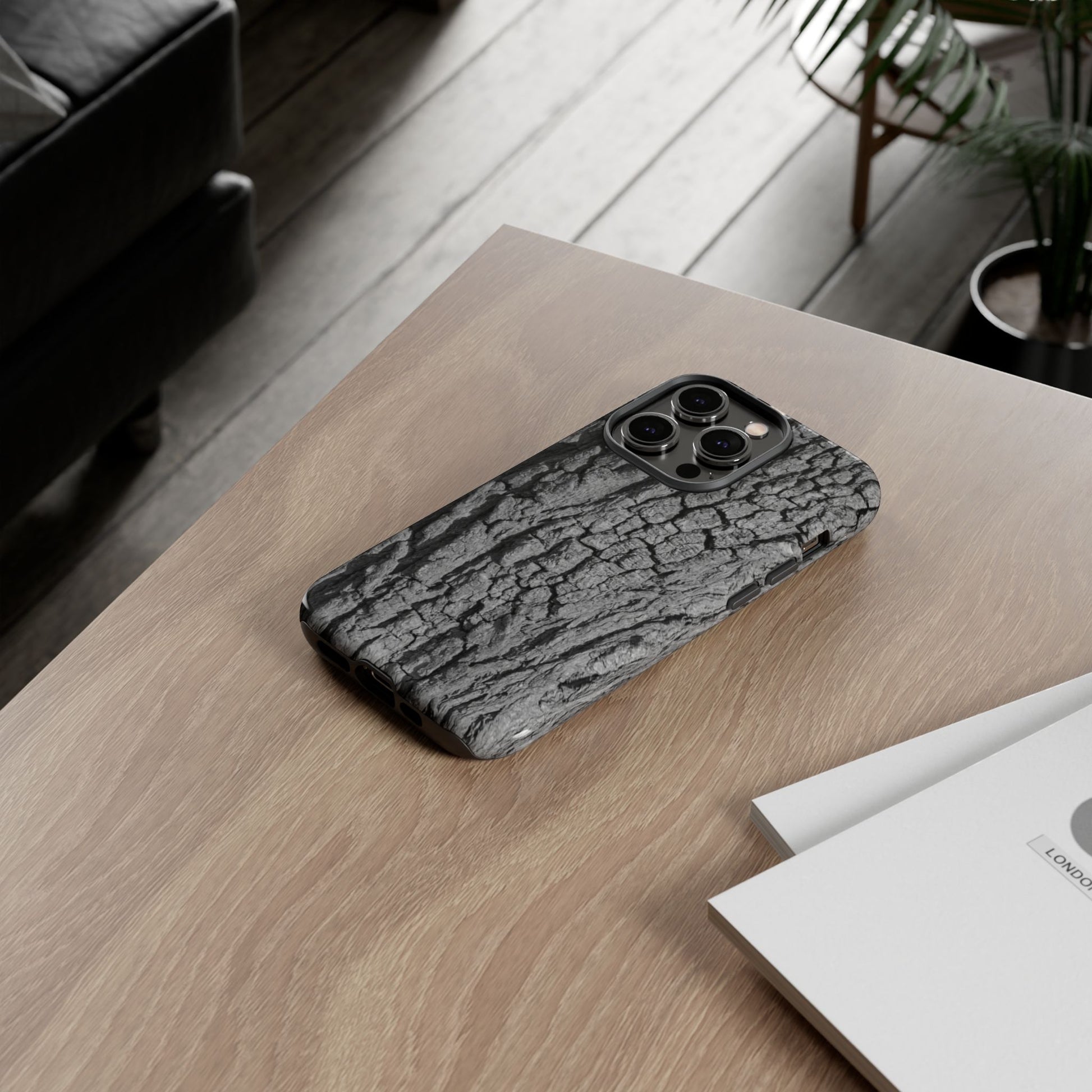 Rustic Bark Phone Case - Tough and Durable Protection - TRV
