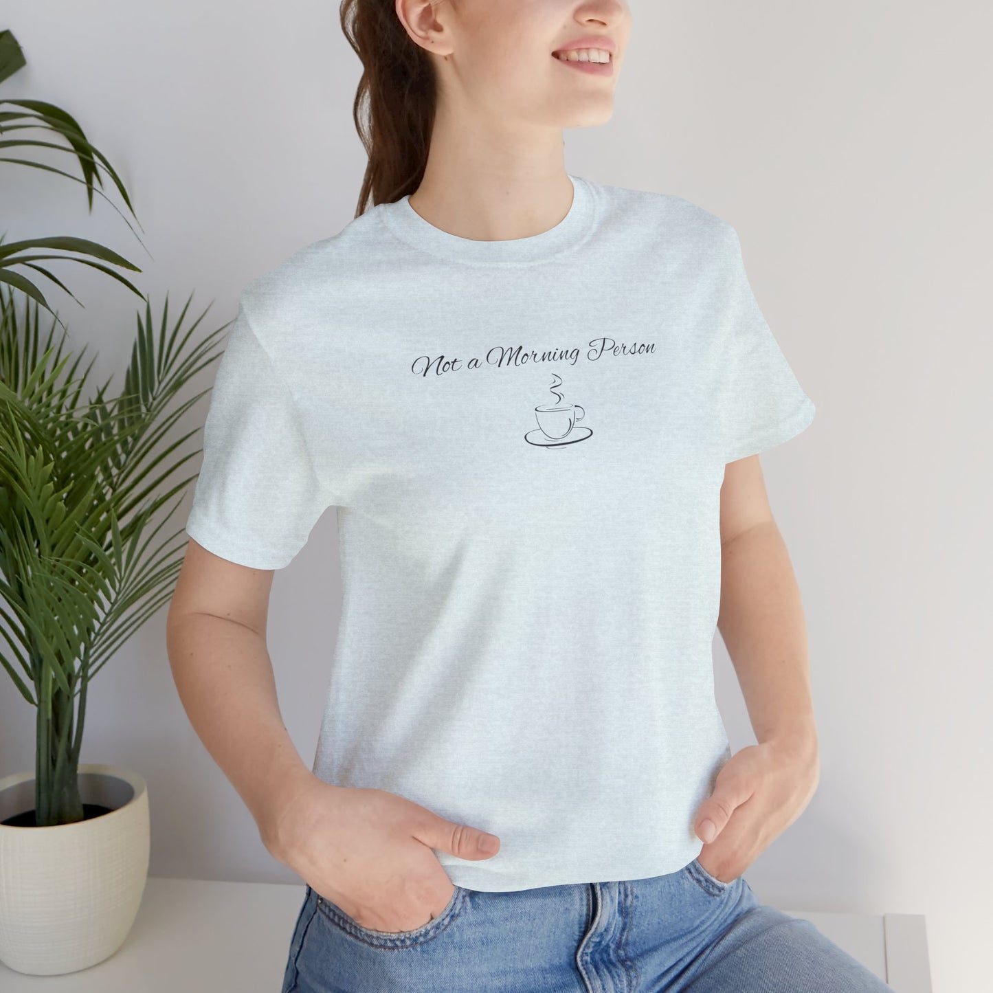 Casual Graphic Tee for Everyday Comfort, Unisex Jersey Tee with Inspirational Quote, Gift for Friends, Birthday Gift, Motivational Tee