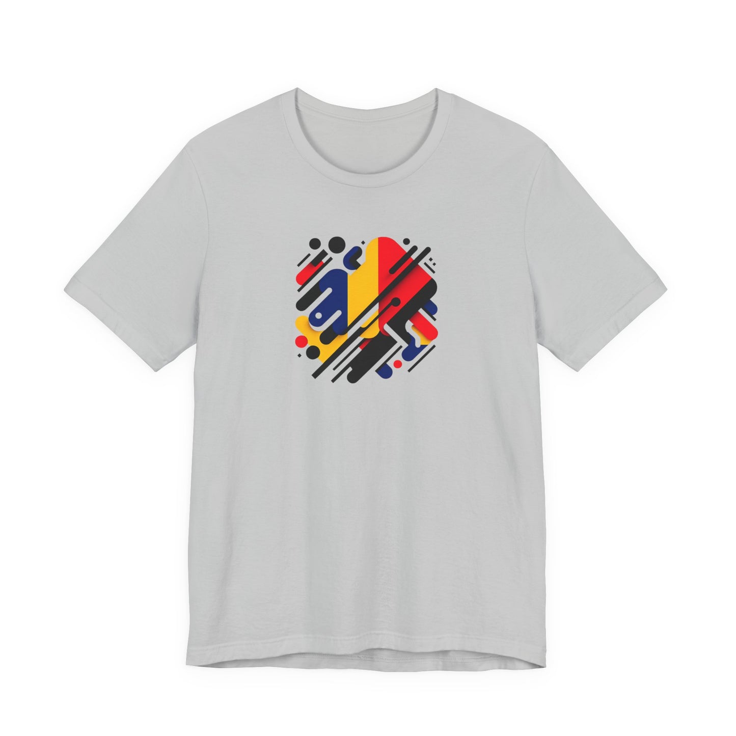 Artistic Heart Unisex Jersey Tee - Vibrant Graphic Tee, Casual Wear, Gift for Art Lovers, Birthday Surprise, Everyday Comfort - TRV