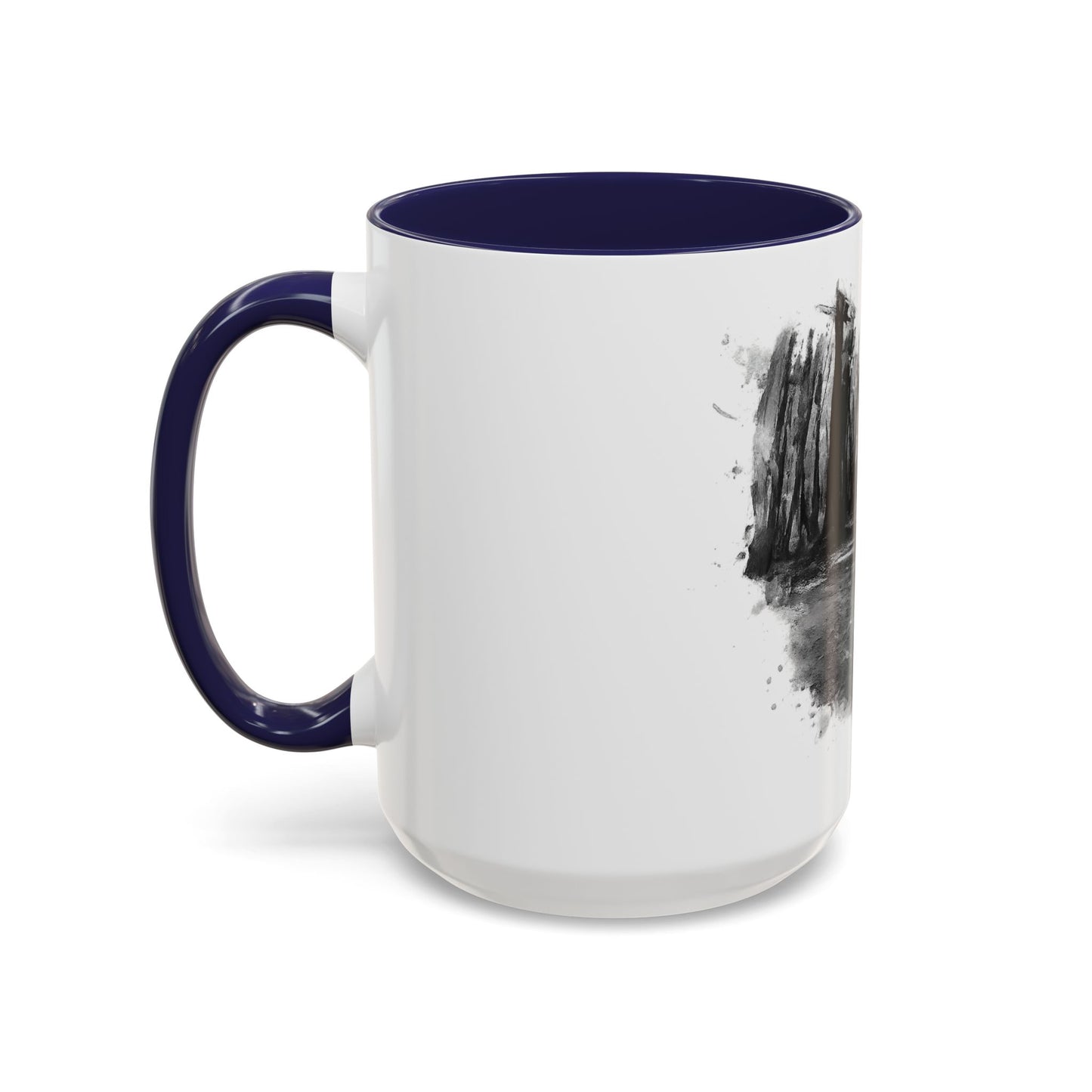 Moody Abstract Forest Coffee Mug | Unique Gift for Nature Lovers, Cozy Home Decor, Perfect for Coffee, Tea, and Hot Chocolate - TRV
