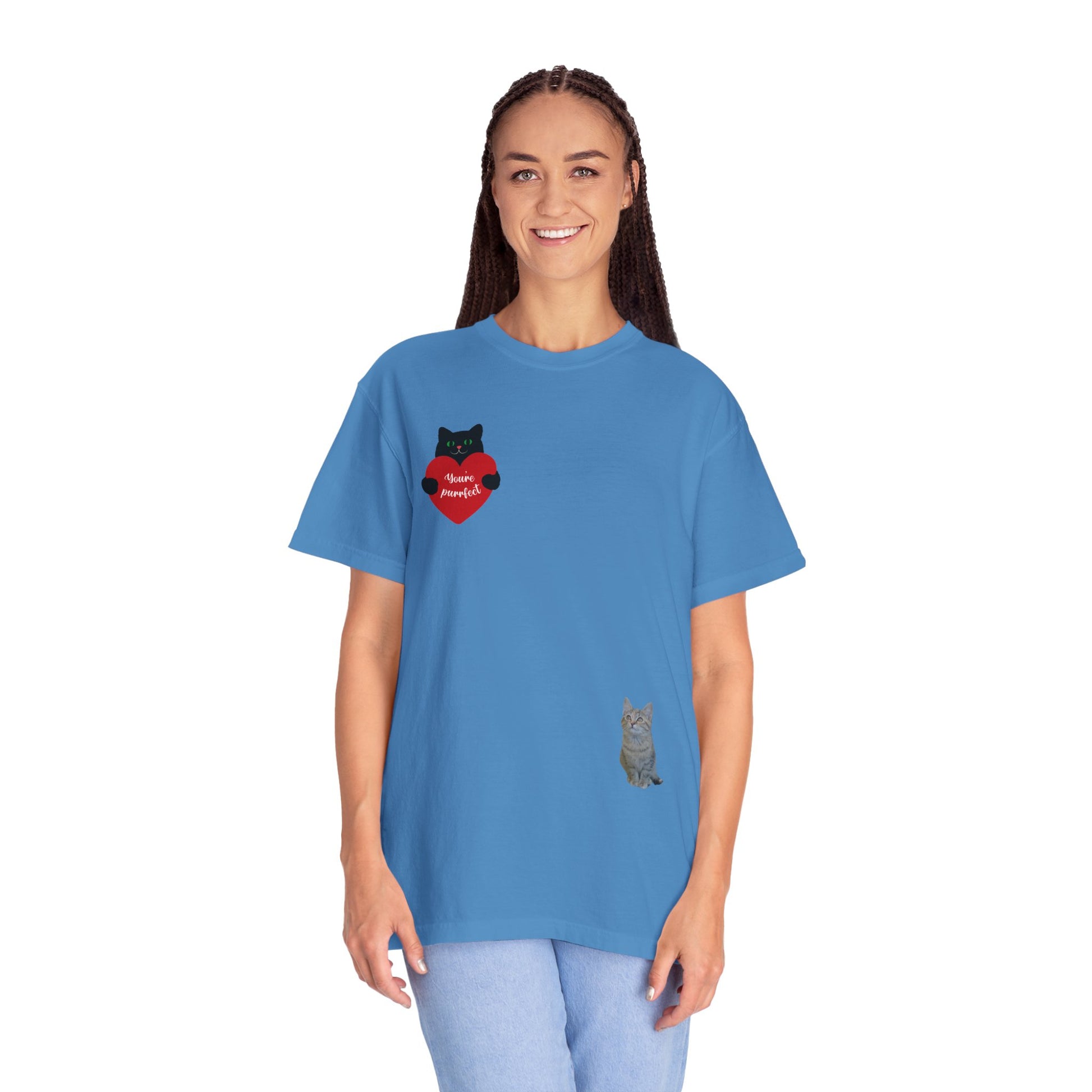 Cat Lover Unisex T-Shirt, Cute Cat Tee, Gift for Cat Owners, Animal Lover Shirt, Birthday Gift, Casual Comfort Tee, Pet Theme - TRV