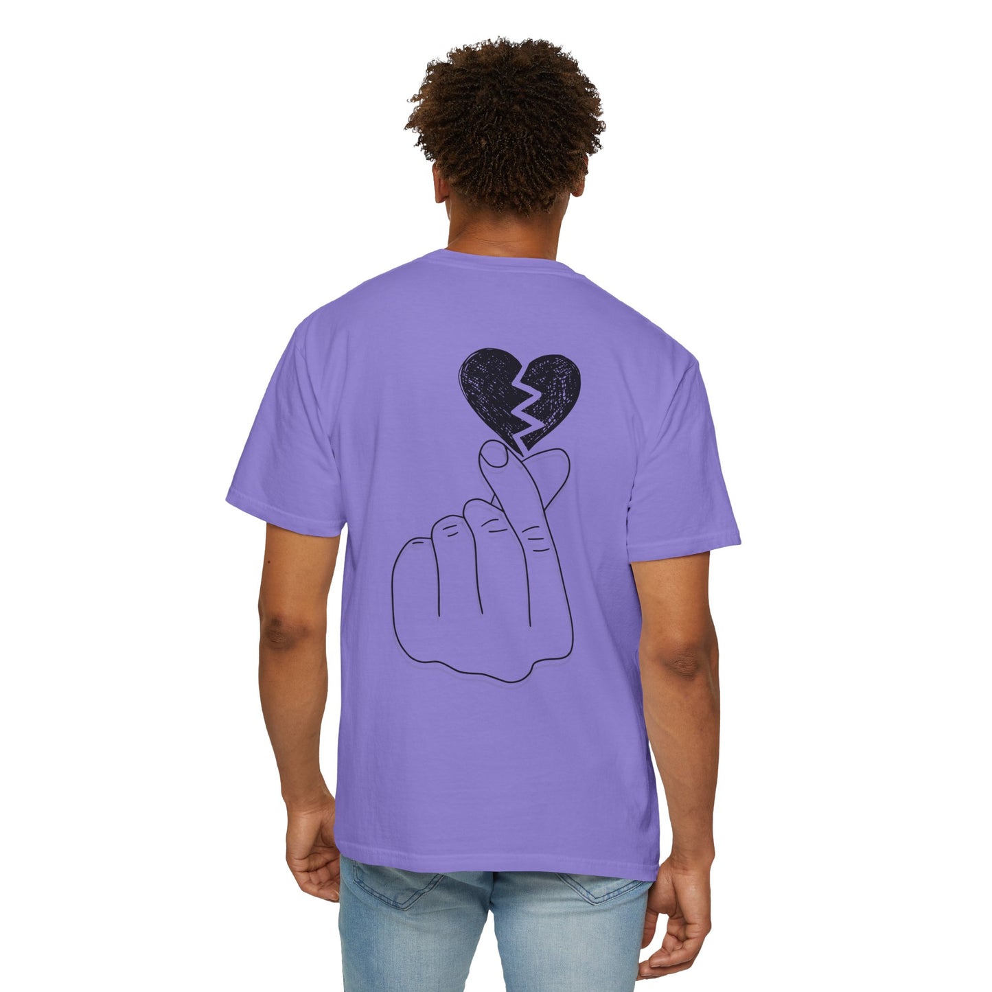 Heartbreak Unisex Garment-Dyed T-Shirt - Trendy Casual Tee for Self-Expression