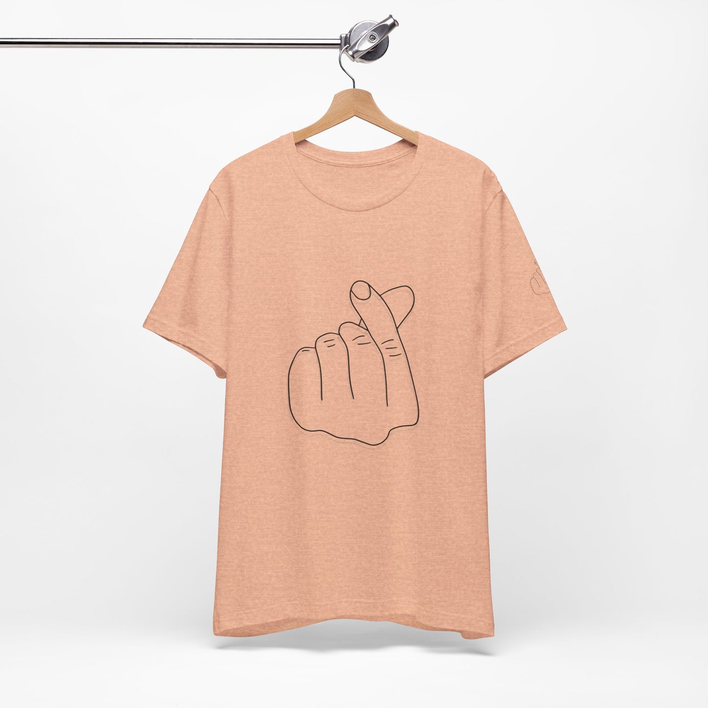 Minimalist Hand Sign Unisex Tee | Casual Everyday Wear | Perfect for Gift Givers