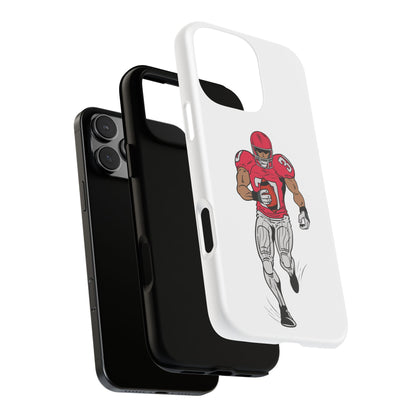 Football Player Tough Case, Sports Phone Cover, Athlete Gift, Tough Phone Case, Fall Sports, Football Lover's Accessory - TRV