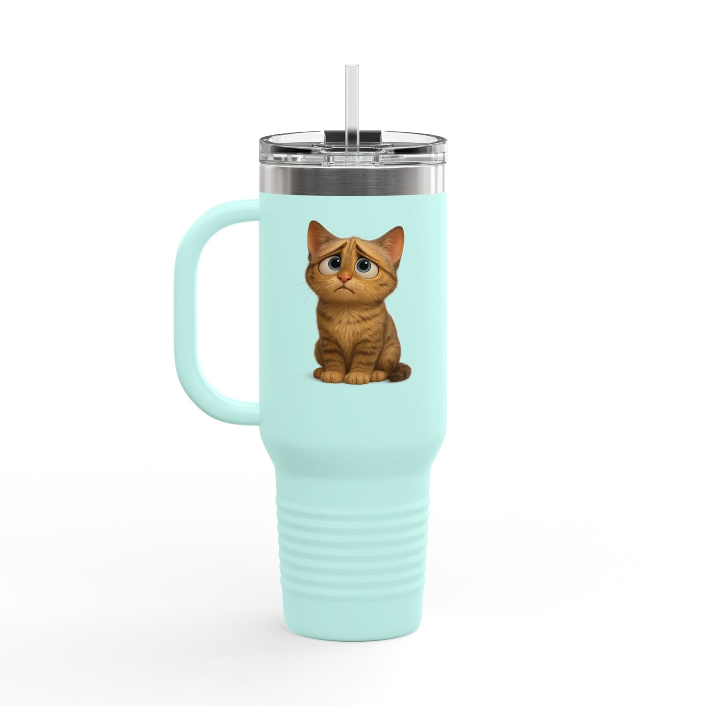 Cute Cat Insulated Travel Mug, 40oz - Perfect for Animal Lovers, Unique Gift for Cat Owners, Coffee on-the-go, Birthday Present, Cute [...]
