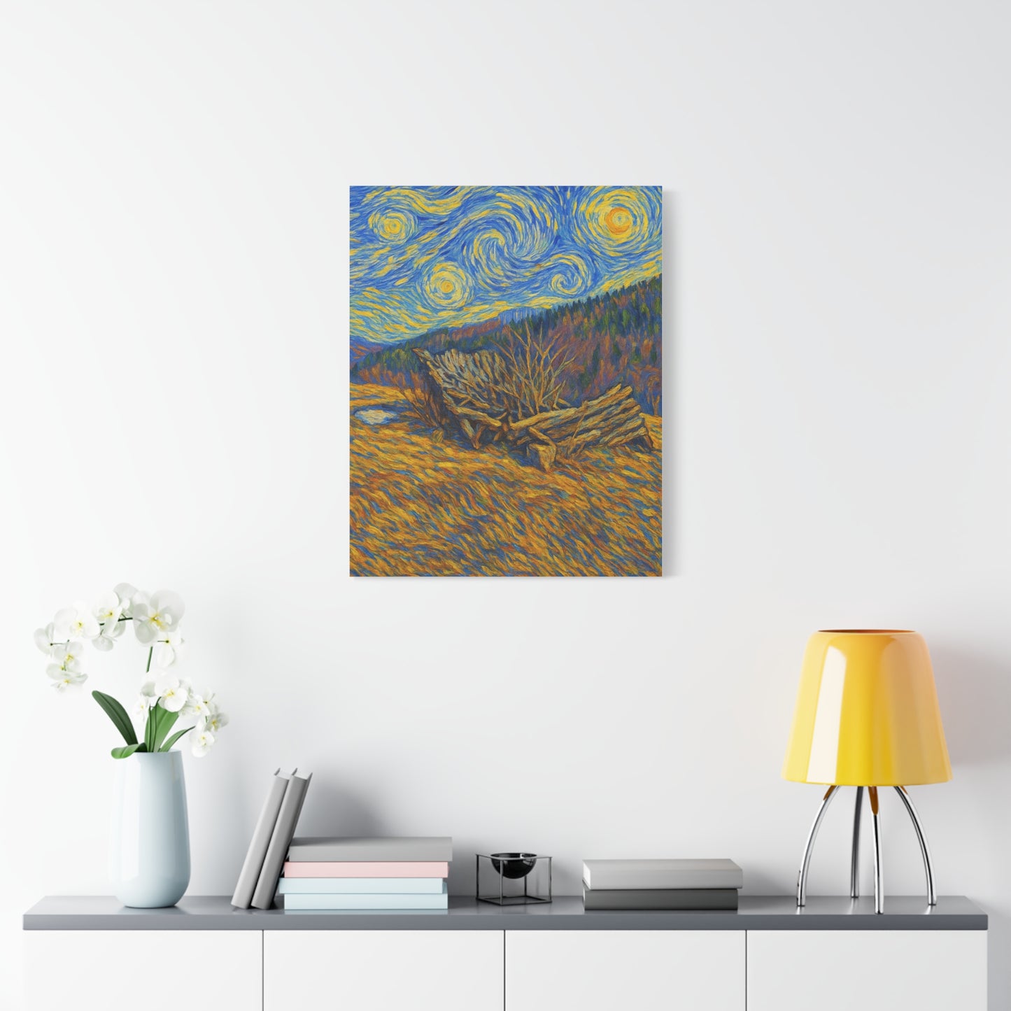 Artistic Van Gogh Style Canvas Wall Art, Nature Inspired Decor, Home Aesthetic, Gift for Art Lovers, Gallery Wall Piece, Living Room Decor, [...] - TRV