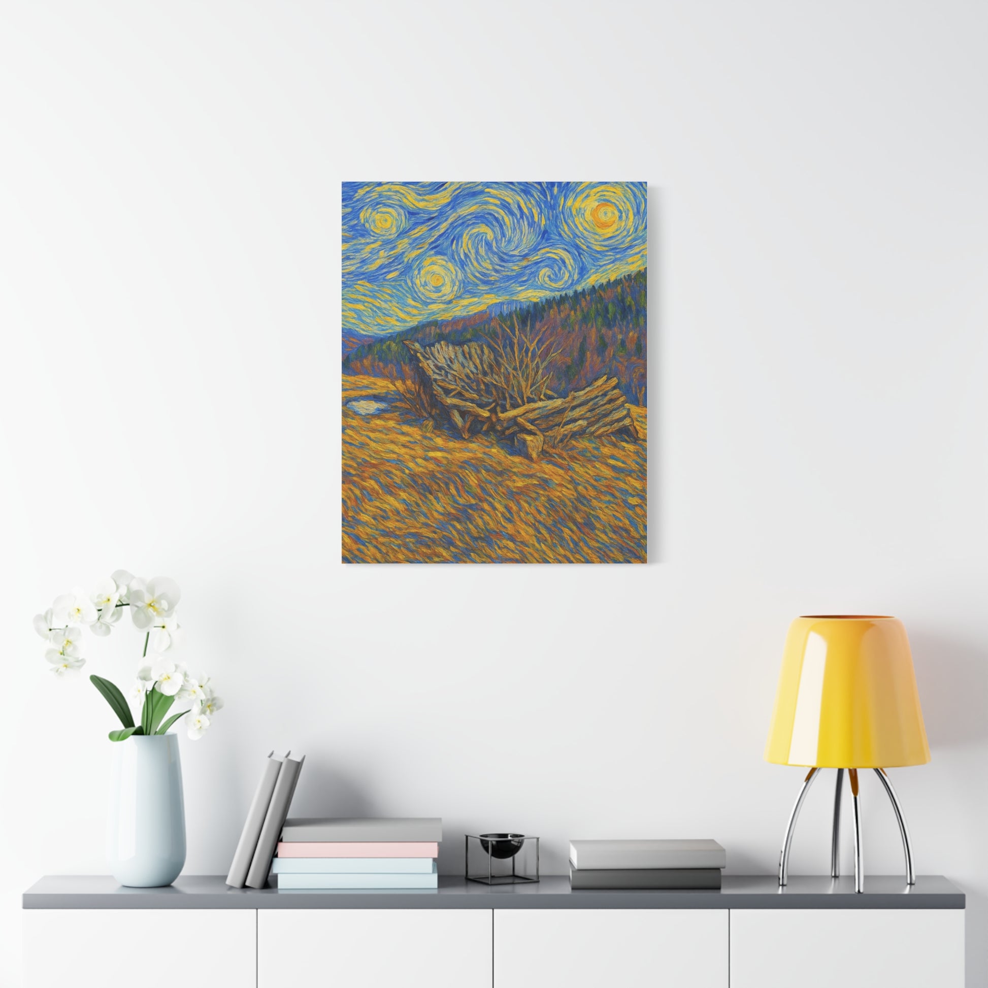 Artistic Van Gogh Style Canvas Wall Art, Nature Inspired Decor, Home Aesthetic, Gift for Art Lovers, Gallery Wall Piece, Living Room Decor, [...] - TRV