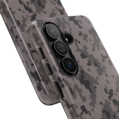 Camouflage Gray Digital Camo Tough Phone Case - view 208