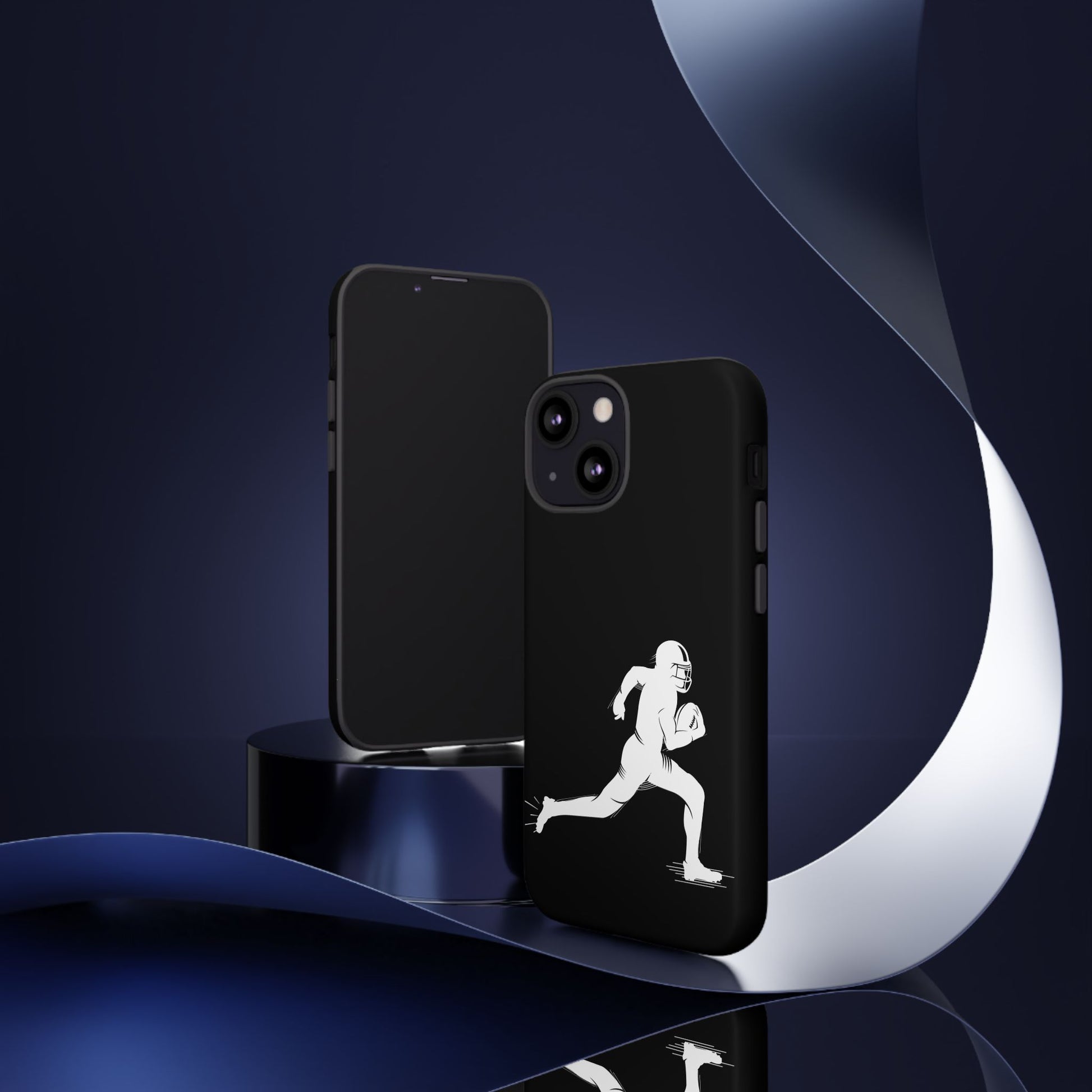 Football Player Phone Case, Tough Cases, Sports Phone Cover, Gift for Athletes, iPhone & Samsung Accessories, Running Player Design - TRV