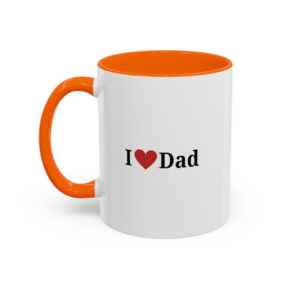 I Love Dad Accent Coffee Mug - Perfect Gift for Father's Day & Birthdays - TRV