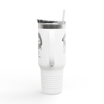 Stylish Insulated Travel Mug - 40oz with Edgy Design for Coffee Lovers