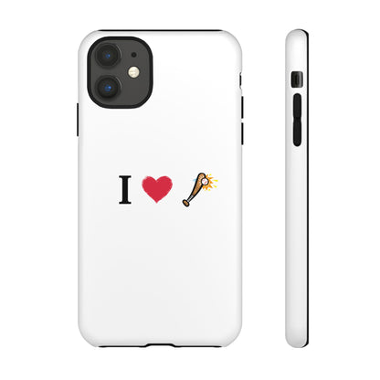 I Love Baseball Vibe Phone Case - Tough Cases for Sports Lovers, Gifts for Athletes, Fun Accessories, iPhone and Android Compatible - TRV