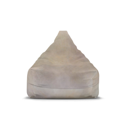 Neutral Marble Texture Bean Bag Chair Cover | Beige Stone Print